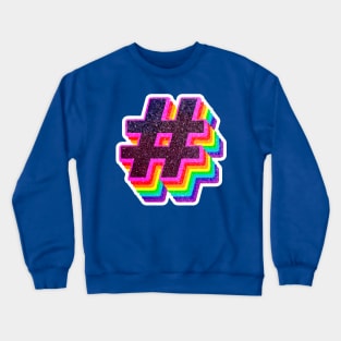 Hashtag Crewneck Sweatshirt